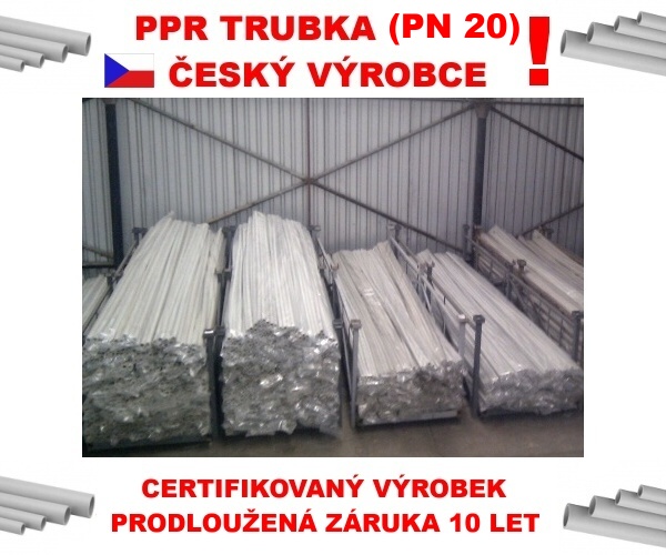 PPR trubka 32 x 5,4 mm PN 20