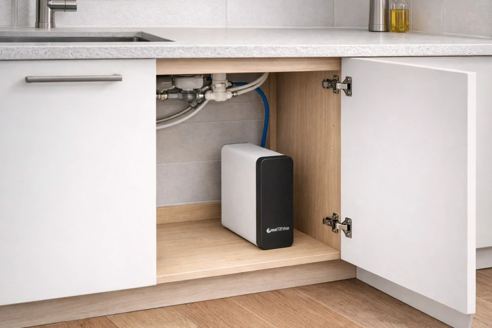 Kuchyňský filtr AQUATOPSHOP AW-UF-03 s výdejním kohoutkem chrom