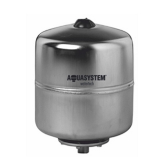 Aquasystem AX18 Tlaková nádoba nerezová AISI304 vertikální 18l EPDM 10bar 1“
