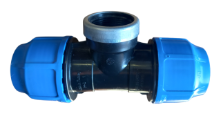 PE spojka T-kus vnitřní 40x5/4"