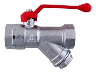 Kulový kohout s filtrem 1/2"
